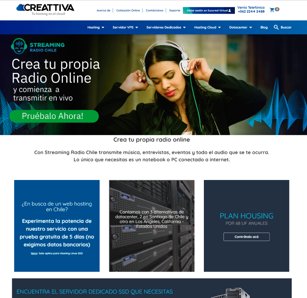 creattiva crear radio online